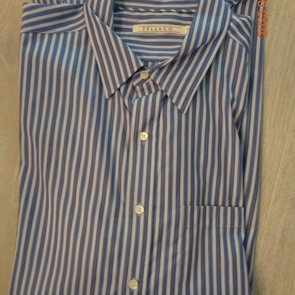Men's Button Down Long Sleeve Shirt - Picture 6 of 7